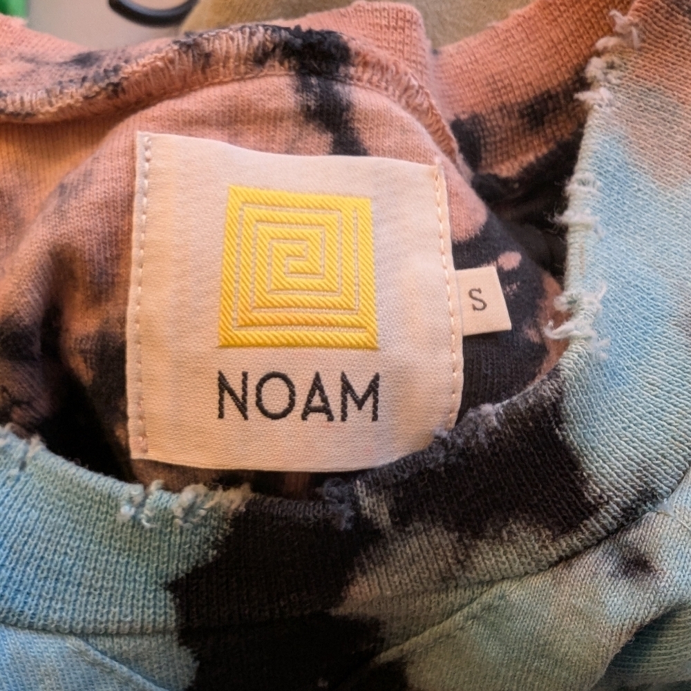 NOAM Caria Sweatshirt Azura 100% Cotton Tie Dye Small - Picture 8 of 9